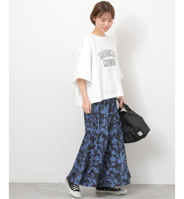 JOURNAL STANDARD relume「バイカラーリーフプリントスカート」|スカート|