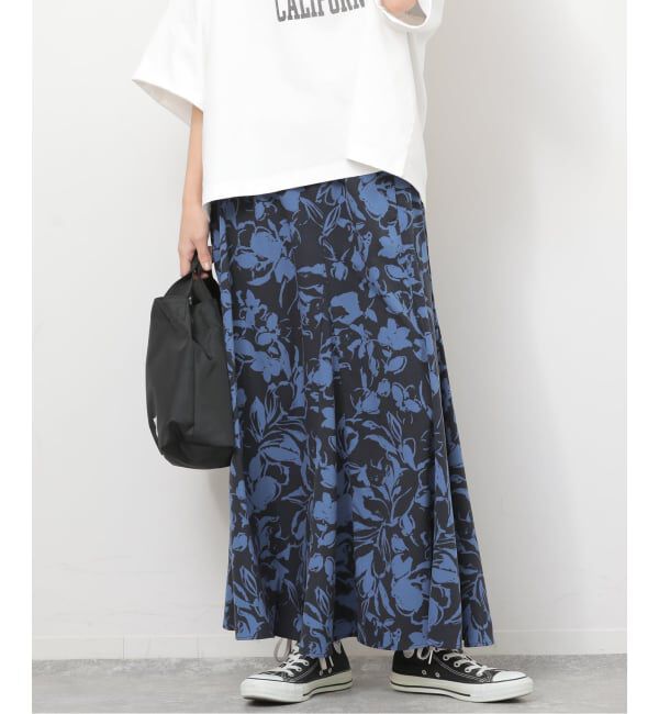 JOURNAL STANDARD relume「バイカラーリーフプリントスカート」|スカート|
