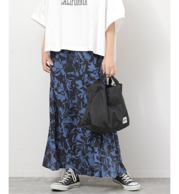 JOURNAL STANDARD relume「バイカラーリーフプリントスカート」|スカート|