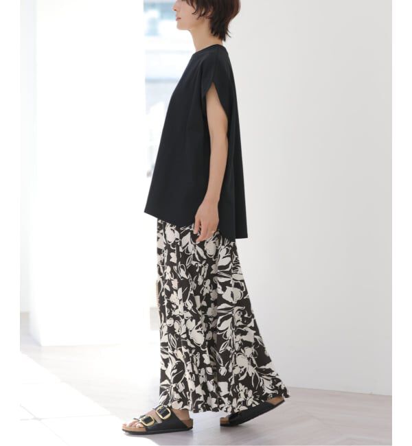 JOURNAL STANDARD relume「バイカラーリーフプリントスカート」|スカート|