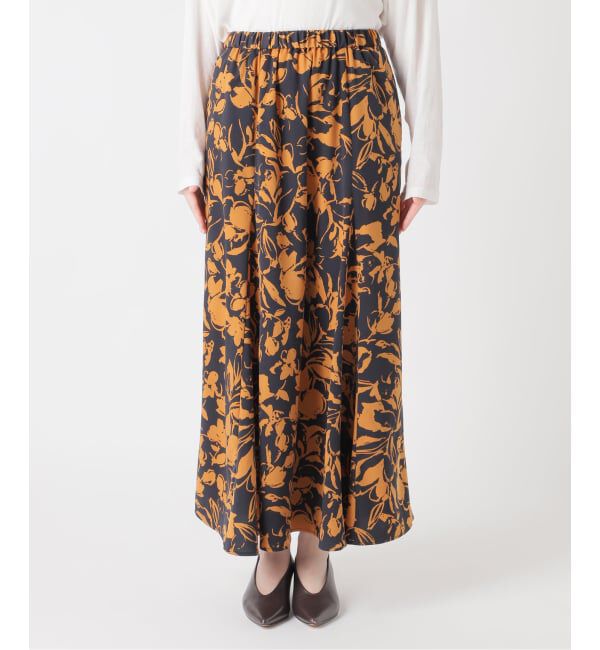 JOURNAL STANDARD relume「バイカラーリーフプリントスカート」|スカート|