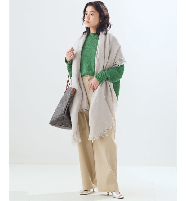 journal standard L'essage「【金子綾さん着用】コットンTAPEワイドプルオーバー」|ニット・セーター|