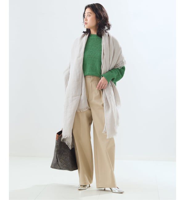 journal standard L'essage「【金子綾さん着用】コットンTAPEワイドプルオーバー」|ニット・セーター|