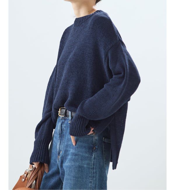 journal standard L'essage「【金子綾さん着用】コットンTAPEワイドプルオーバー」|ニット・セーター|