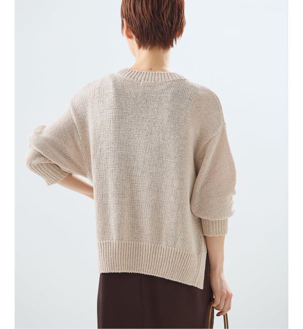 journal standard L'essage「【金子綾さん着用】コットンTAPEワイドプルオーバー」|ニット・セーター|