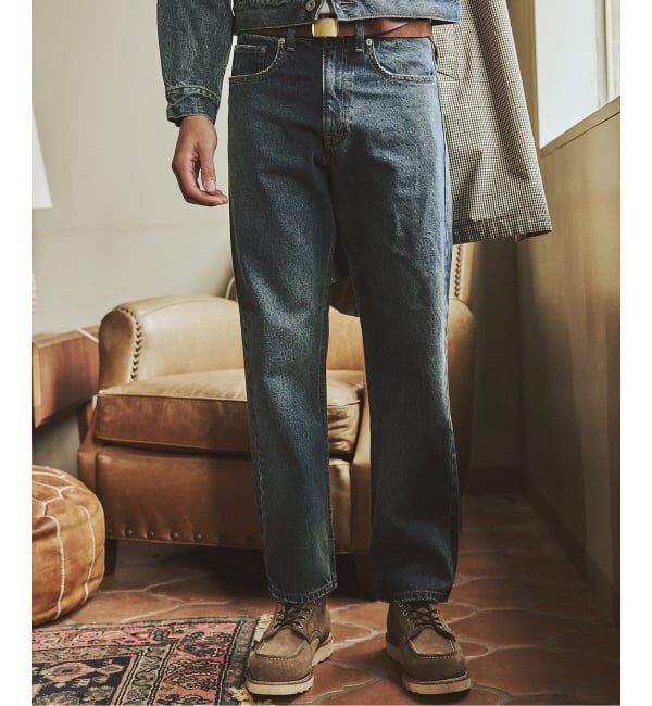 JOURNAL STANDARD「セミタイトストレート デニム パンツ LOT200-0658」|デニム|