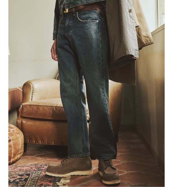 JOURNAL STANDARD「セミタイトストレート デニム パンツ LOT200-0658」|デニム|