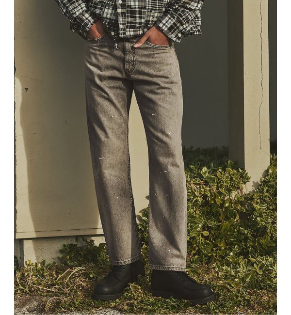JOURNAL STANDARD「セミタイトストレート デニム パンツ LOT200-0658」|デニム|