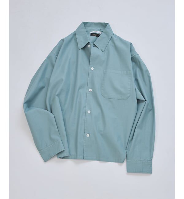 JOURNAL STANDARD relume「JAMES FABRIC / ジェームスファブリック ガーメントダイ シャツ」|シャツ・ブラウス|サックスブルー