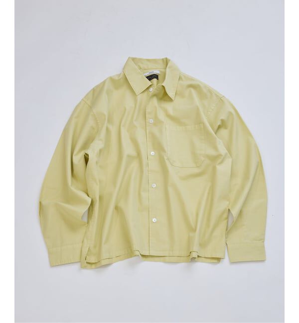 JOURNAL STANDARD relume「JAMES FABRIC / ジェームスファブリック ガーメントダイ シャツ」|シャツ・ブラウス|イエロー