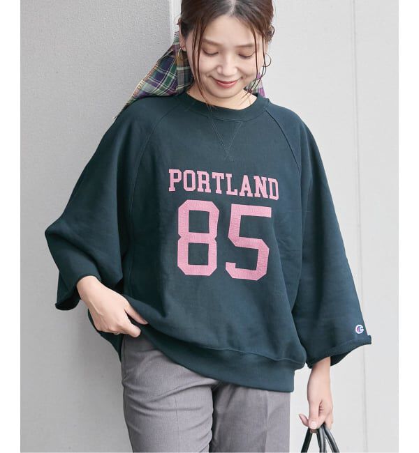 JOURNAL STANDARD「別注【CHAMPION/チャンピオン】for JS カットオフスウェット」|スウェット・ジャージ|ネイビー