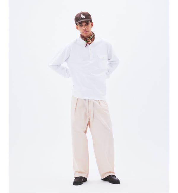 JOURNAL STANDARD「CHAMPION / チャンピオン for JS 長袖 ヘンリーネック」|Tシャツ・カットソー|