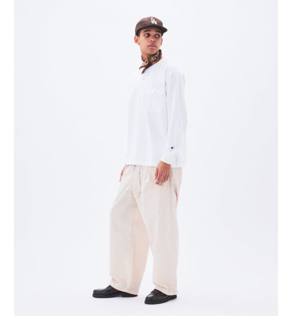 JOURNAL STANDARD「CHAMPION / チャンピオン for JS 長袖 ヘンリーネック」|Tシャツ・カットソー|