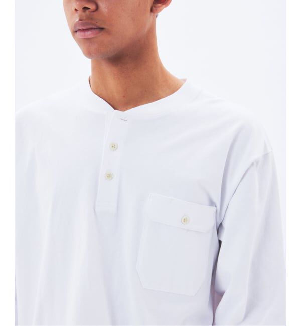 JOURNAL STANDARD「CHAMPION / チャンピオン for JS 長袖 ヘンリーネック」|Tシャツ・カットソー|