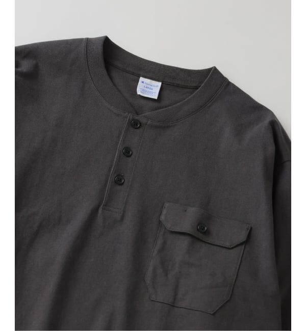 JOURNAL STANDARD「CHAMPION / チャンピオン for JS 長袖 ヘンリーネック」|Tシャツ・カットソー|