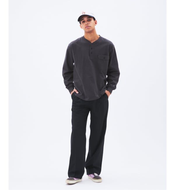 JOURNAL STANDARD「CHAMPION / チャンピオン for JS 長袖 ヘンリーネック」|Tシャツ・カットソー|