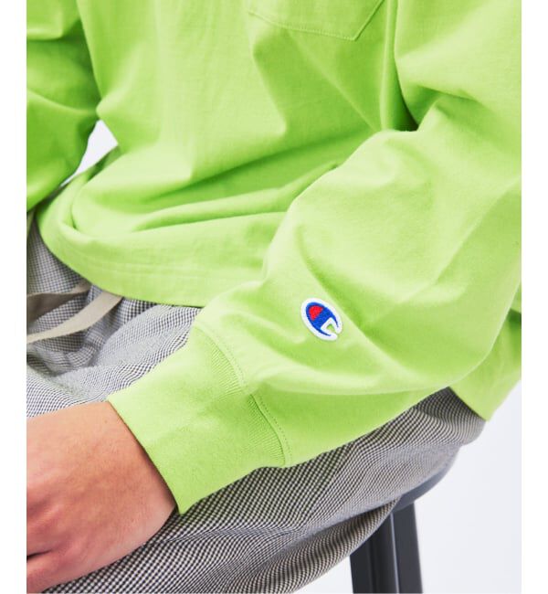 JOURNAL STANDARD「CHAMPION / チャンピオン for JS 長袖 ヘンリーネック」|Tシャツ・カットソー|