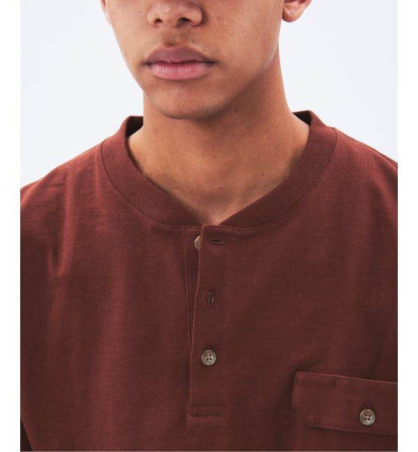 JOURNAL STANDARD「CHAMPION / チャンピオン for JS 長袖 ヘンリーネック」|Tシャツ・カットソー|