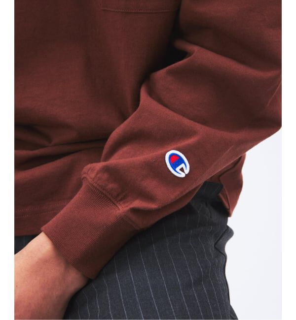 JOURNAL STANDARD「CHAMPION / チャンピオン for JS 長袖 ヘンリーネック」|Tシャツ・カットソー|