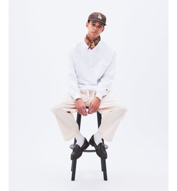 JOURNAL STANDARD「CHAMPION / チャンピオン for JS 長袖 ヘンリーネック」|Tシャツ・カットソー|