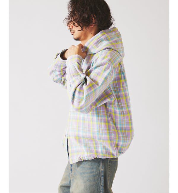 JOURNAL STANDARD relume「カラー アメリカンチェック フーディシャツ」|シャツ・ブラウス|