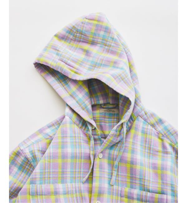 JOURNAL STANDARD relume「カラー アメリカンチェック フーディシャツ」|シャツ・ブラウス|