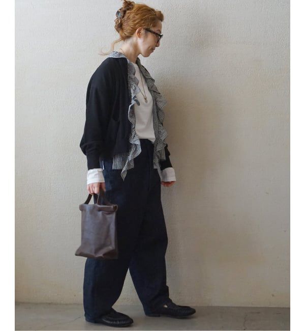 journal standard luxe「ハイツイストテンジク クルーネックカーディガン」|カーディガン|