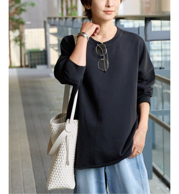 JOURNAL STANDARD relume「《追加 / 新色》オーバーサイズロングスウェット」|スウェット・ジャージ|ブラック