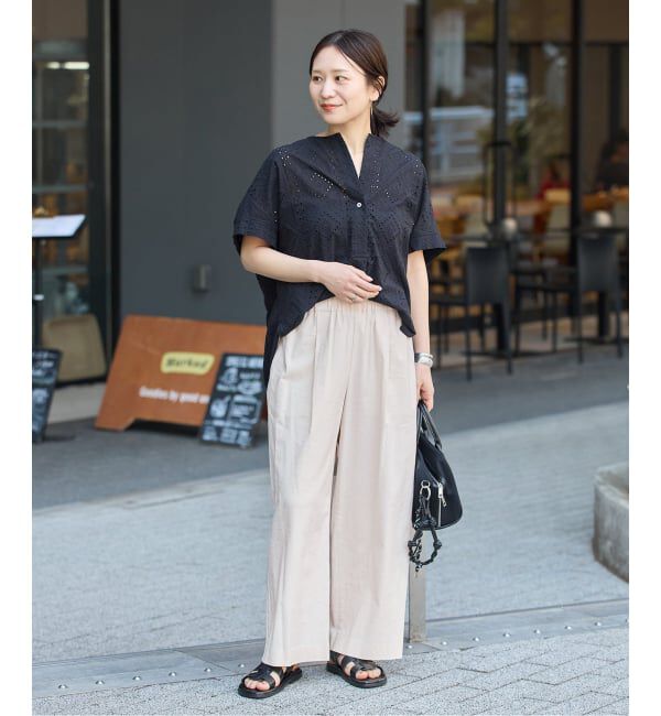 JOURNAL STANDARD「《追加》ウォッシャブルコットンリネンIVISストレートパンツ」|その他|