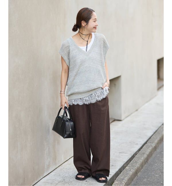 JOURNAL STANDARD「《追加》ウォッシャブルコットンリネンIVISストレートパンツ」|その他|