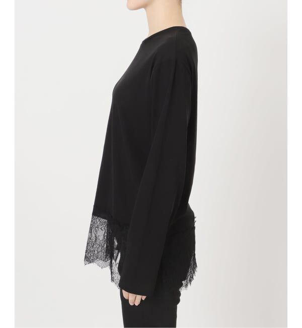 JOURNAL STANDARD「《追加4》レースヘム クルーネックシアーロングT」|Tシャツ・カットソー|