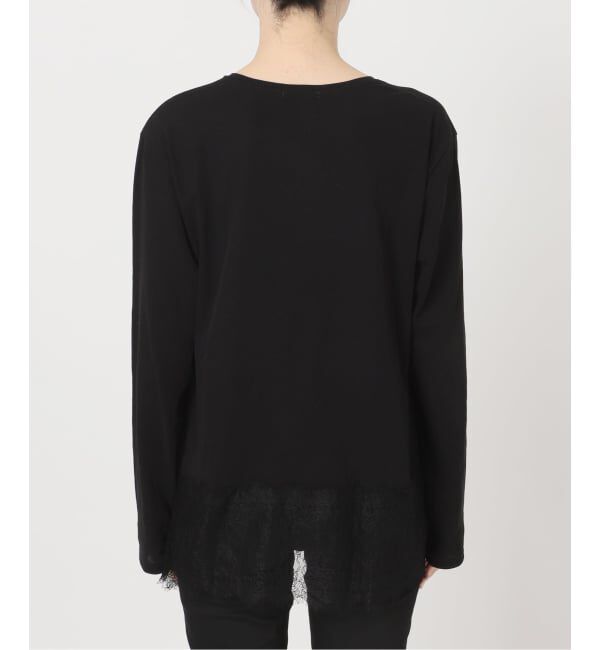 JOURNAL STANDARD「《追加4》レースヘム クルーネックシアーロングT」|Tシャツ・カットソー|