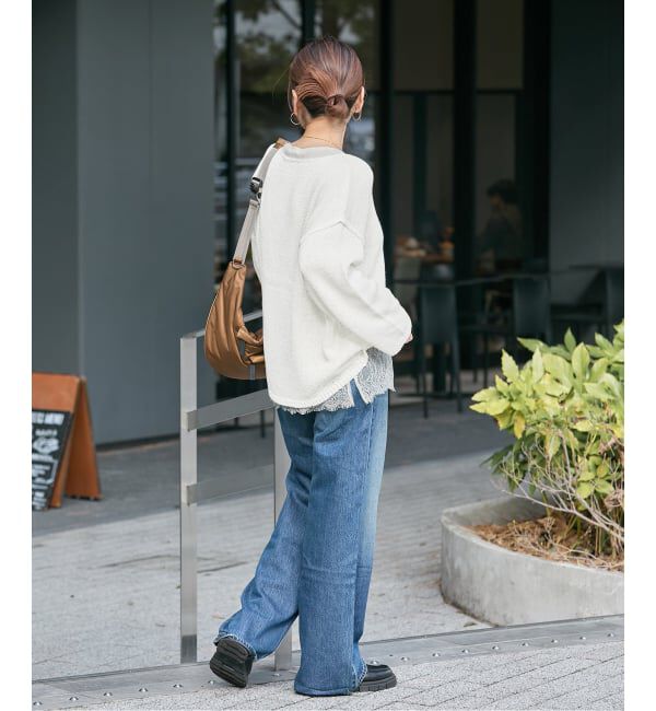 JOURNAL STANDARD「《追加2》テープヤーンDROPプルオーバー」|ニット・セーター|