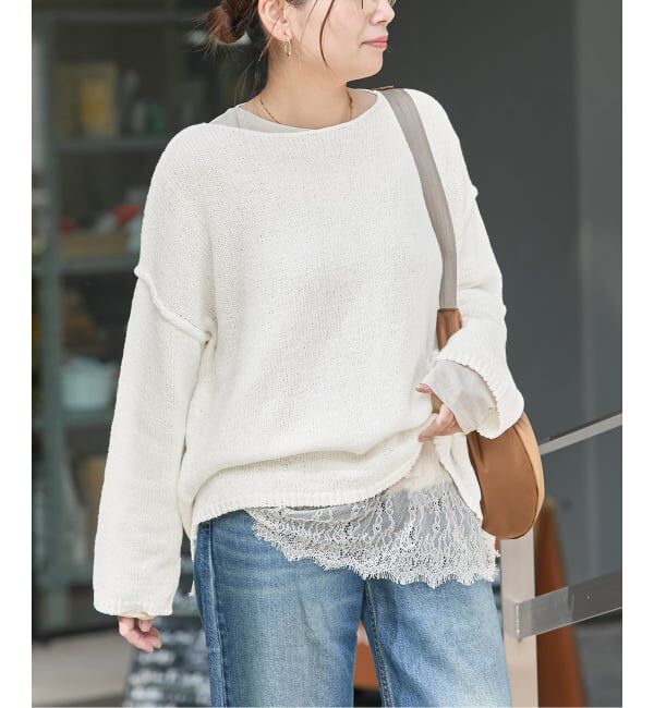 JOURNAL STANDARD「《追加2》テープヤーンDROPプルオーバー」|ニット・セーター|