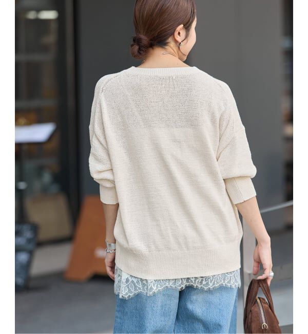 JOURNAL STANDARD「テープヤーンVカーディガン」|カーディガン|