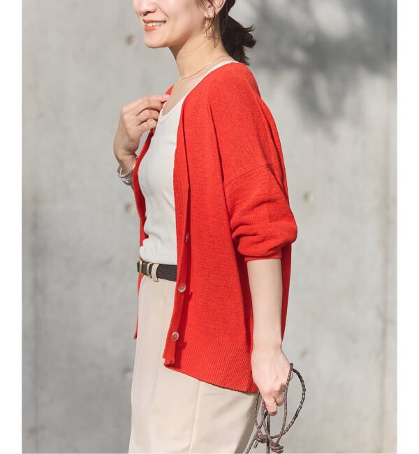 JOURNAL STANDARD「テープヤーンVカーディガン」|カーディガン|