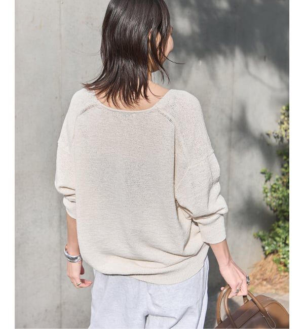 JOURNAL STANDARD「テープヤーンニュアンスVプルオーバー」|ニット・セーター|