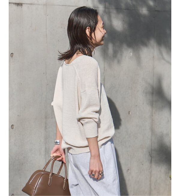 JOURNAL STANDARD「テープヤーンニュアンスVプルオーバー」|ニット・セーター|