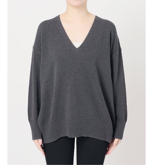 JOURNAL STANDARD「テープヤーンニュアンスVプルオーバー」|ニット・セーター|