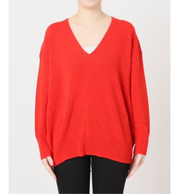 JOURNAL STANDARD「テープヤーンニュアンスVプルオーバー」|ニット・セーター|