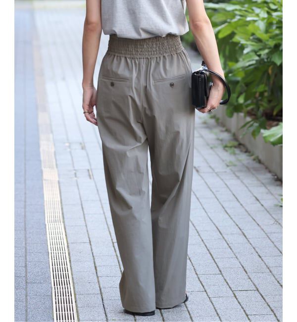 JOURNAL STANDARD「《追加》【撥水/接触冷感/洗える/UVカット】リネンナイロンストレッチワイドパンツ」|その他|