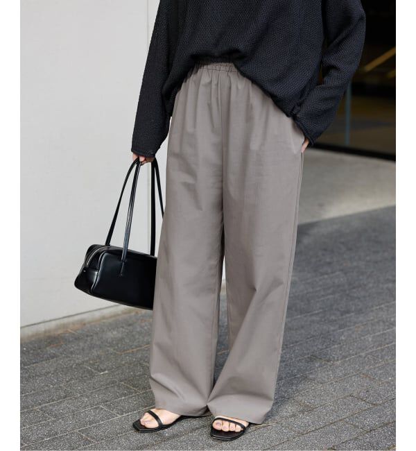JOURNAL STANDARD「《追加》【撥水/接触冷感/洗える/UVカット】リネンナイロンストレッチワイドパンツ」|その他|
