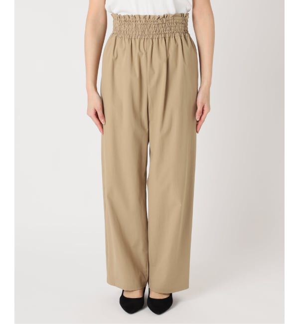 JOURNAL STANDARD「《追加》【撥水/接触冷感/洗える/UVカット】リネンナイロンストレッチワイドパンツ」|その他|