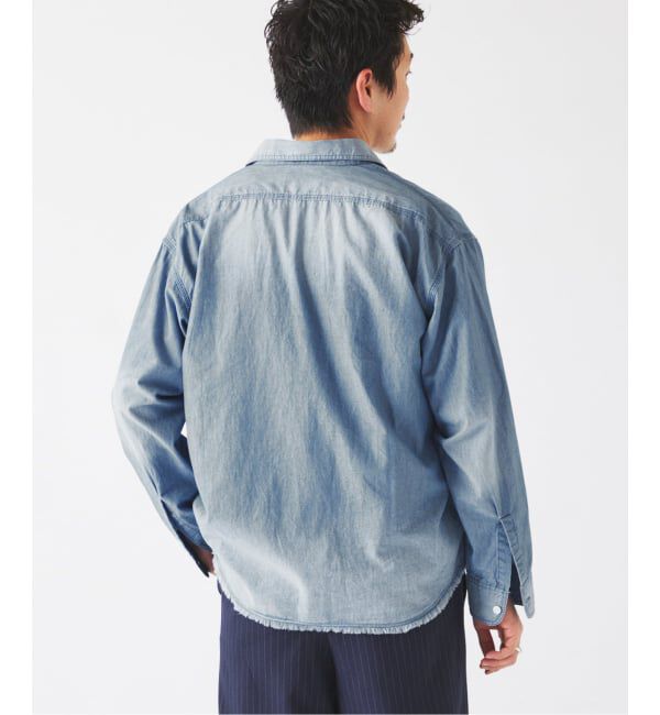 JOURNAL STANDARD relume「シャンブレー アンカット フリンジ シャツ」|シャツ・ブラウス|
