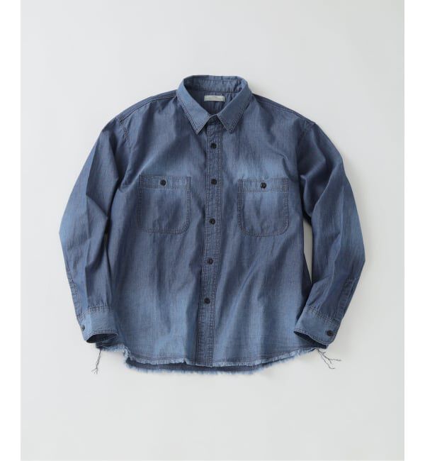 JOURNAL STANDARD relume「シャンブレー アンカット フリンジ シャツ」|シャツ・ブラウス|