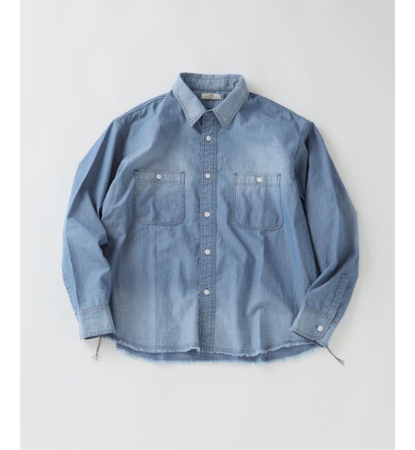 JOURNAL STANDARD relume「シャンブレー アンカット フリンジ シャツ」|シャツ・ブラウス|