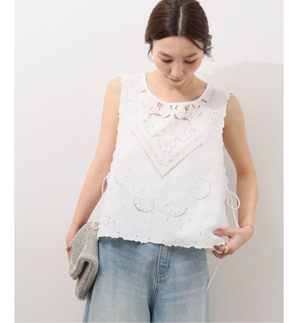 JOURNAL STANDARD relume「スクエアエンブロイダリーベスト」|ベスト・ジレ|