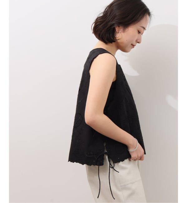 JOURNAL STANDARD relume「スクエアエンブロイダリーベスト」|ベスト・ジレ|