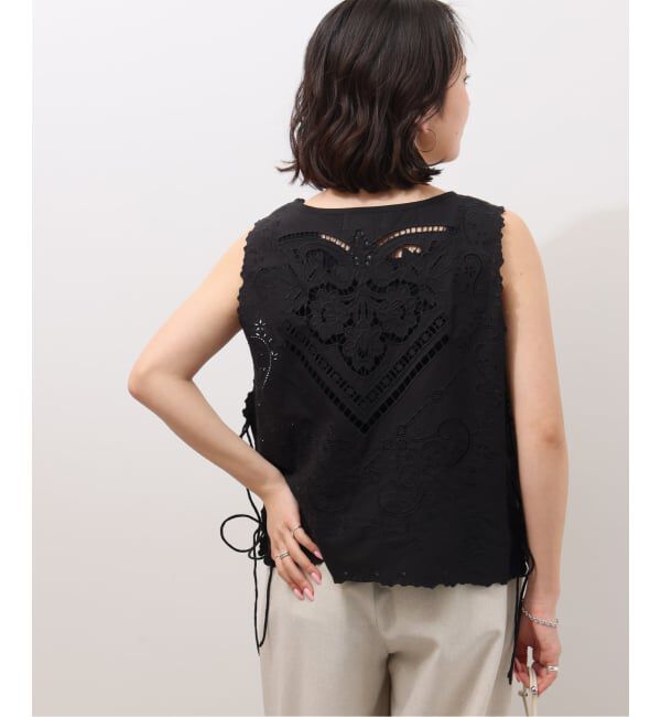 JOURNAL STANDARD relume「スクエアエンブロイダリーベスト」|ベスト・ジレ|