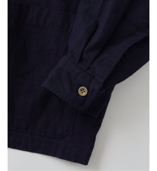 J.S.Homestead「J.S.Homestead / リラックス オープン コットン リネン 長袖 シャツ」|シャツ・ブラウス|